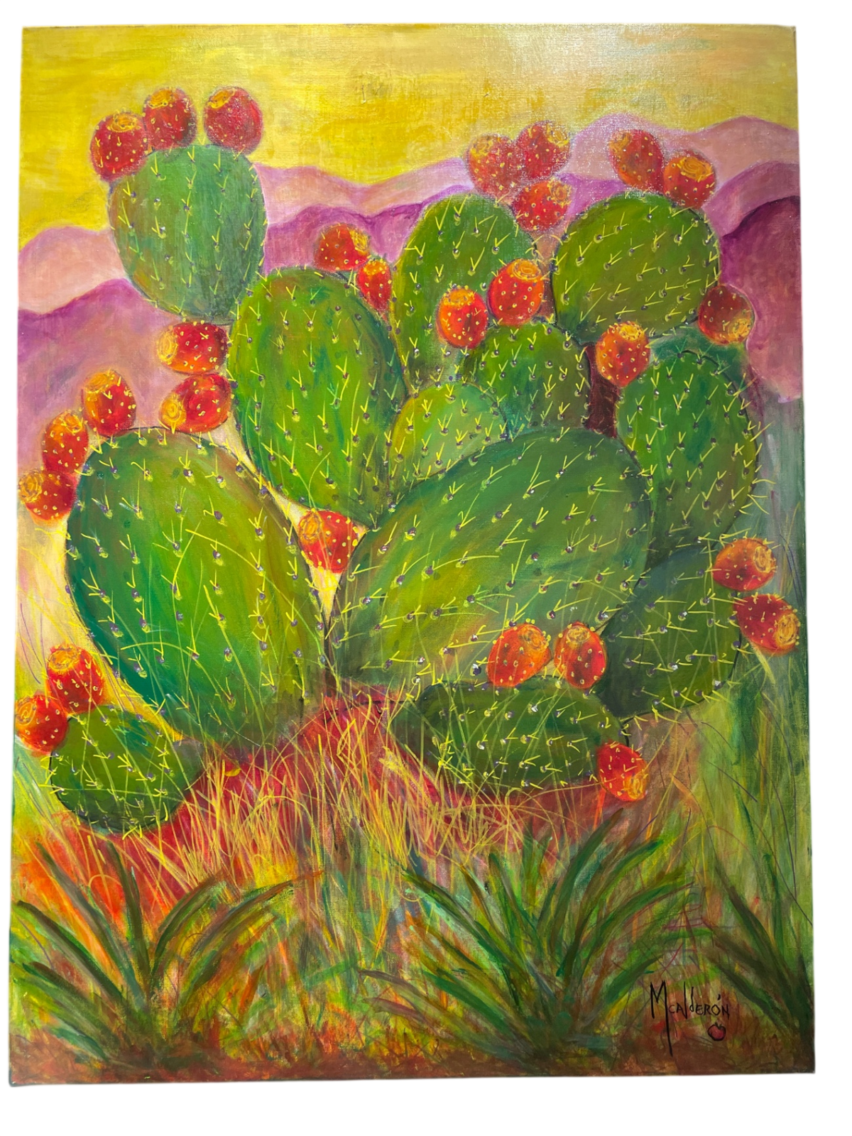 MC - Tunas Prickly Pear Canvas Art