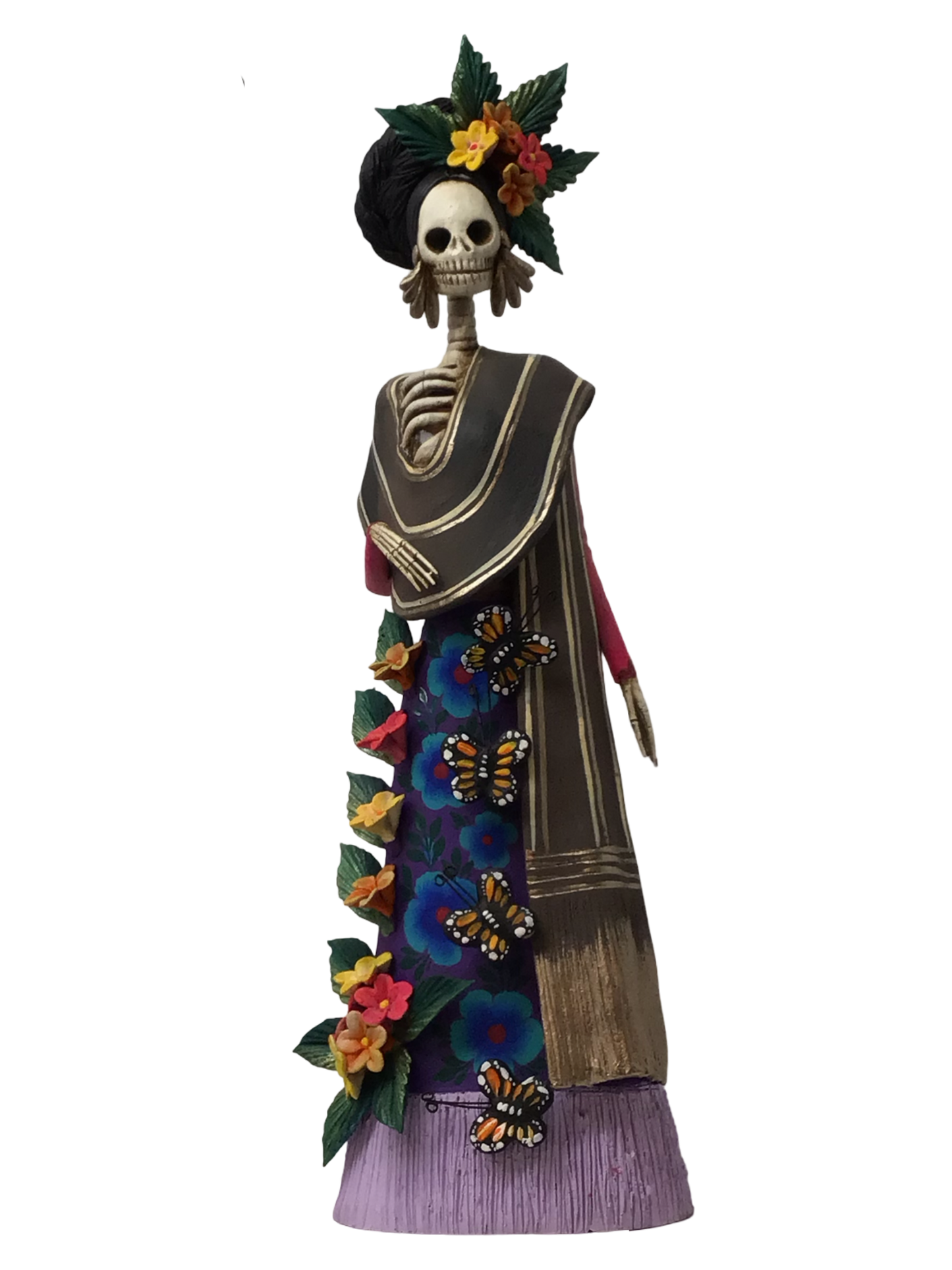 Clay Catrina with Shawl