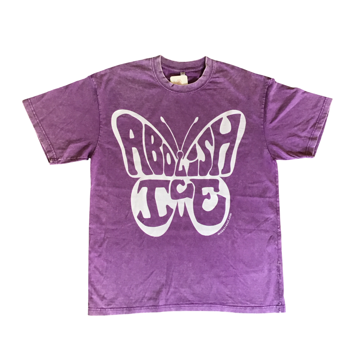 Purple Stonewash Abolish Ice Shirt