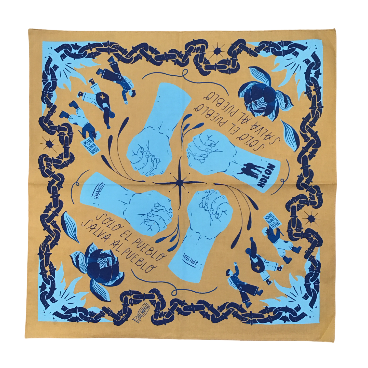 Monyee Chau "Solo el pueblo salva al pueblo" Bandana