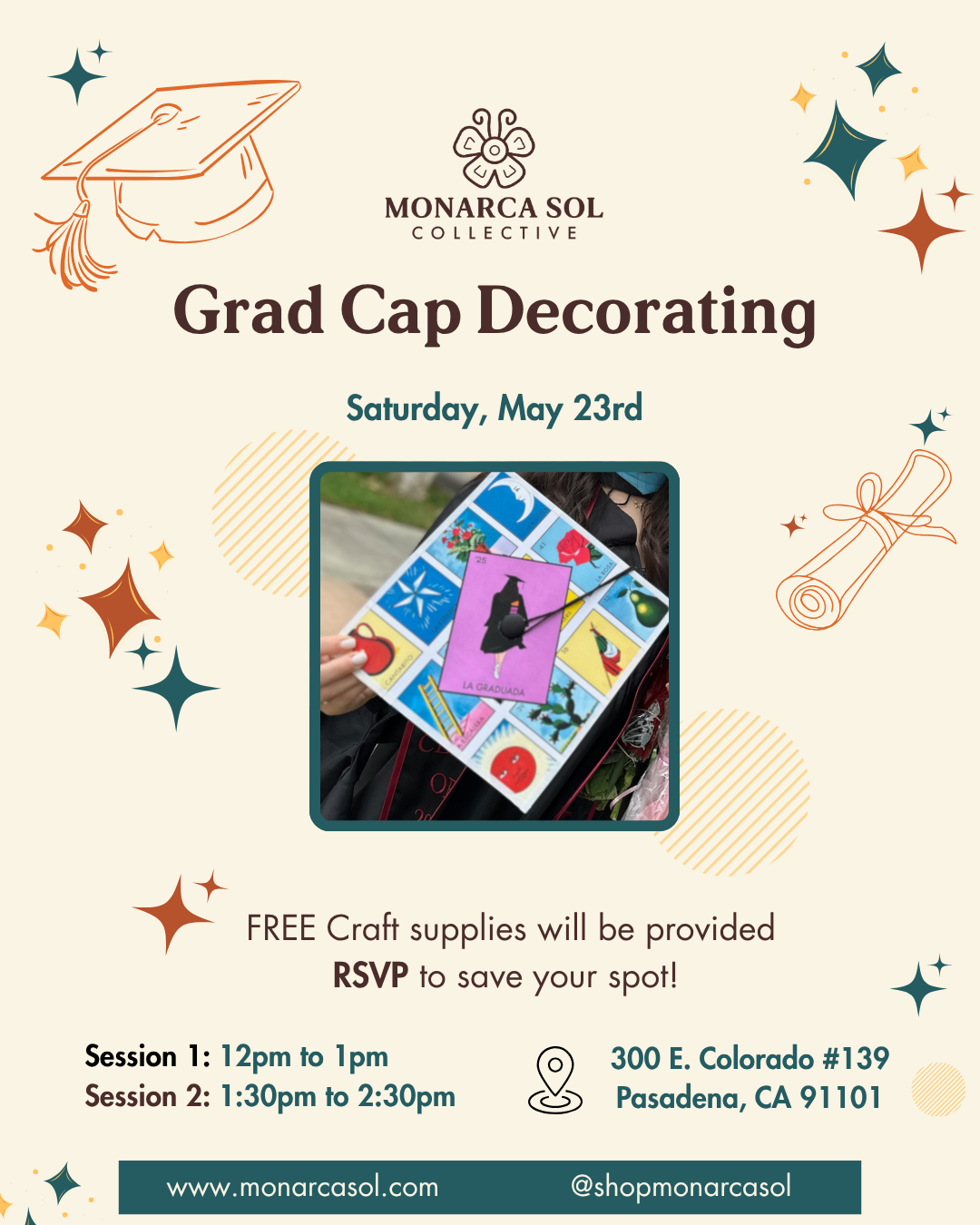Grad Cap Decorating Reservation
