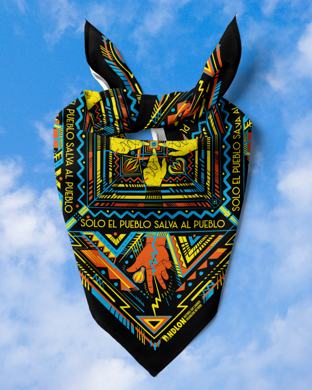 NDLON Steph Littlebird "Solo el Pueblo, Salva al Pueblo" Bandana