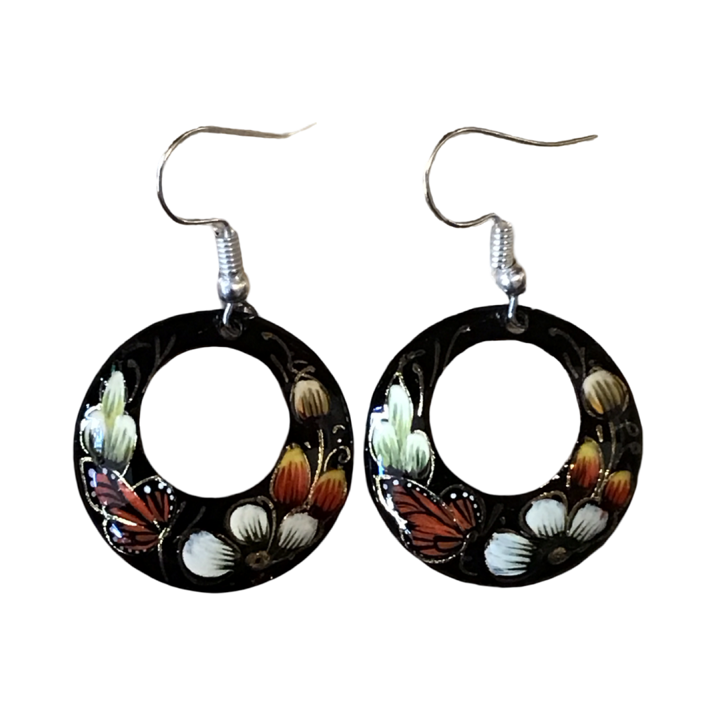 Michoacan Copper Hoop Earrings