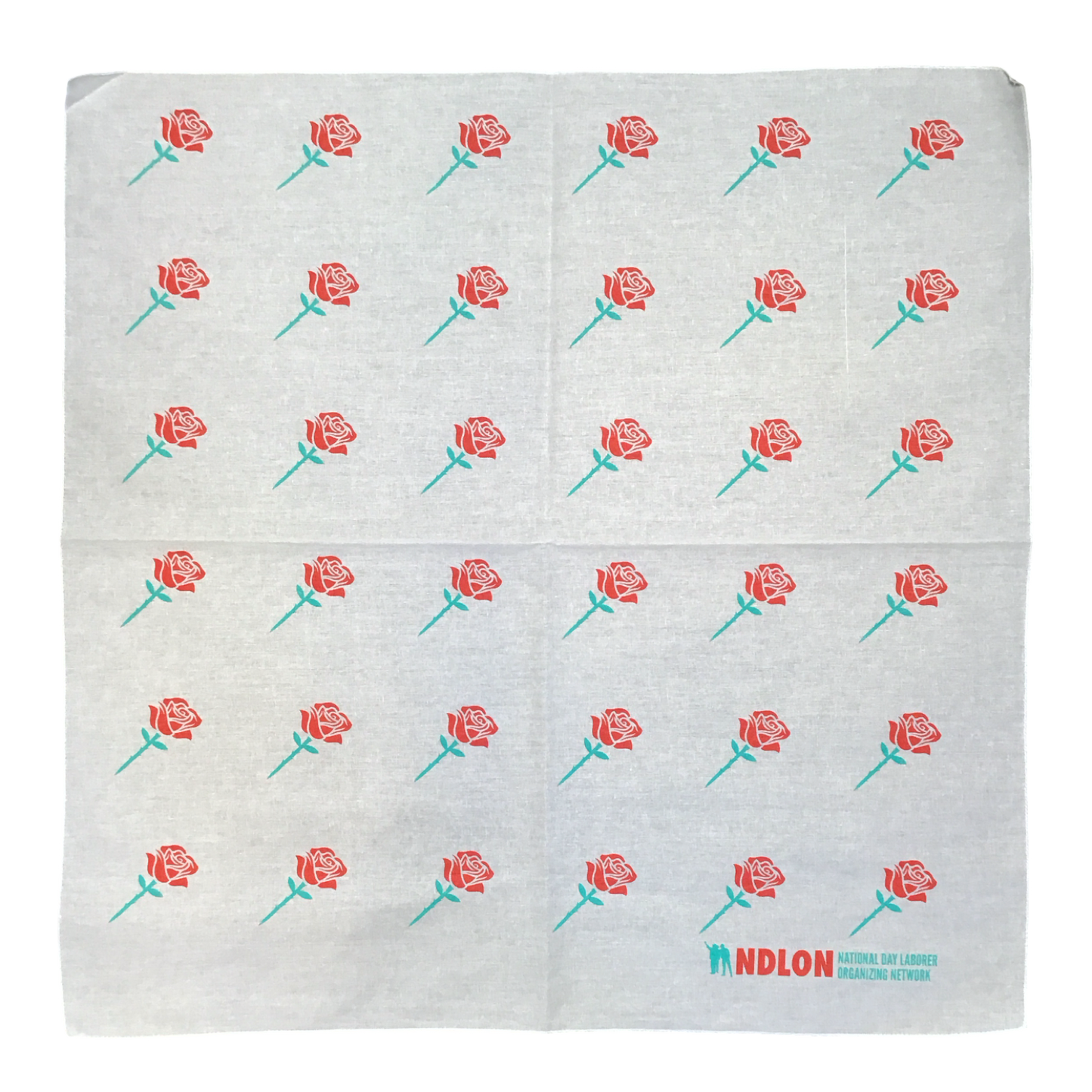 Ernesto Yerena "Dignity Rose" White Bandana