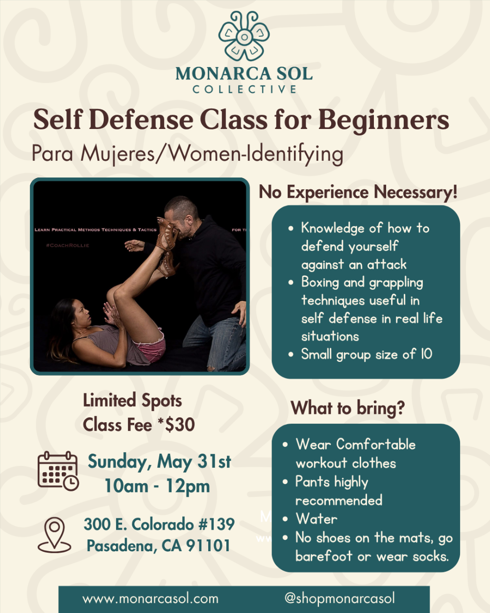 Self-Defense Class For Beginners