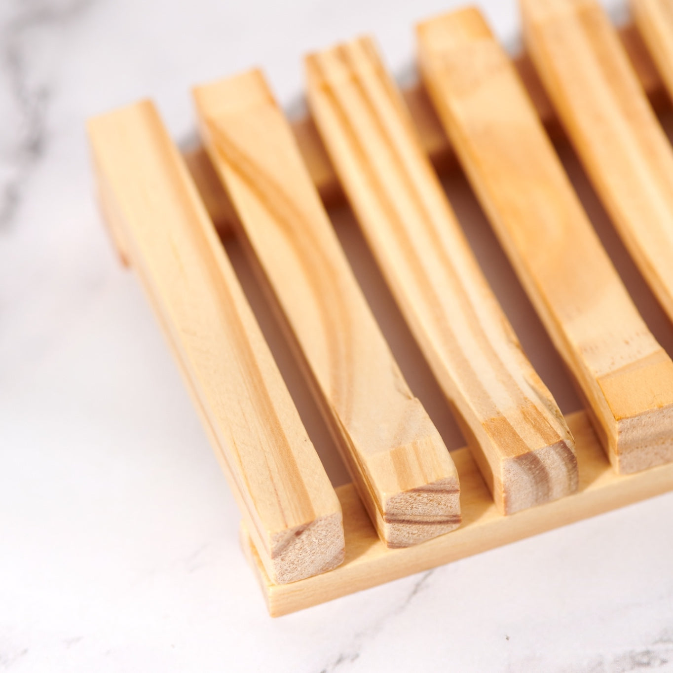 VER- Natural Wood Soap Dish