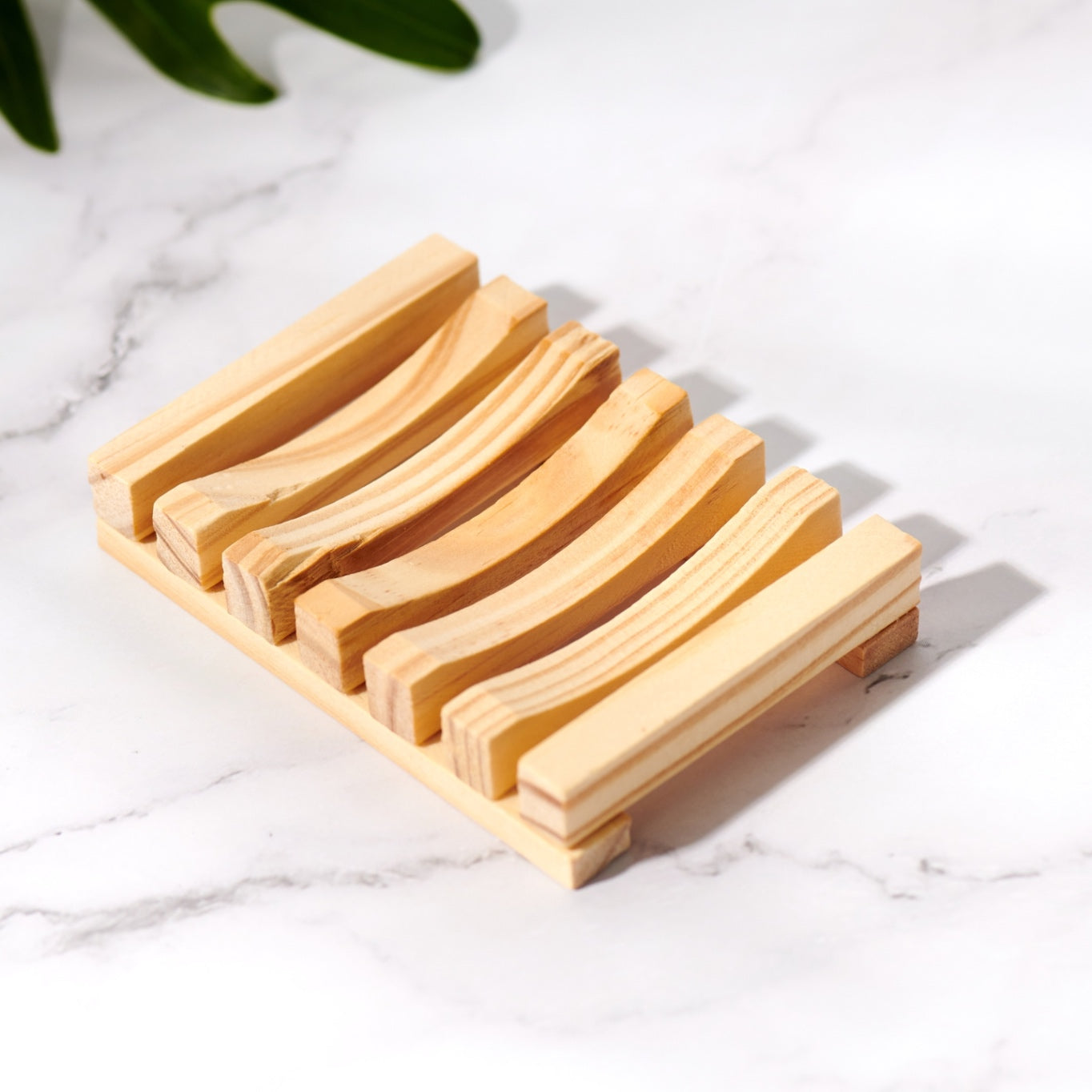 VER- Natural Wood Soap Dish