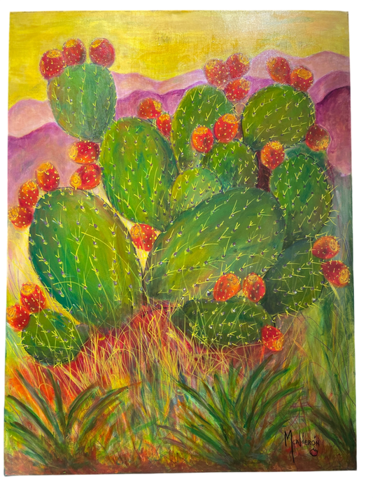 MC - Tunas Prickly Pear Canvas Art