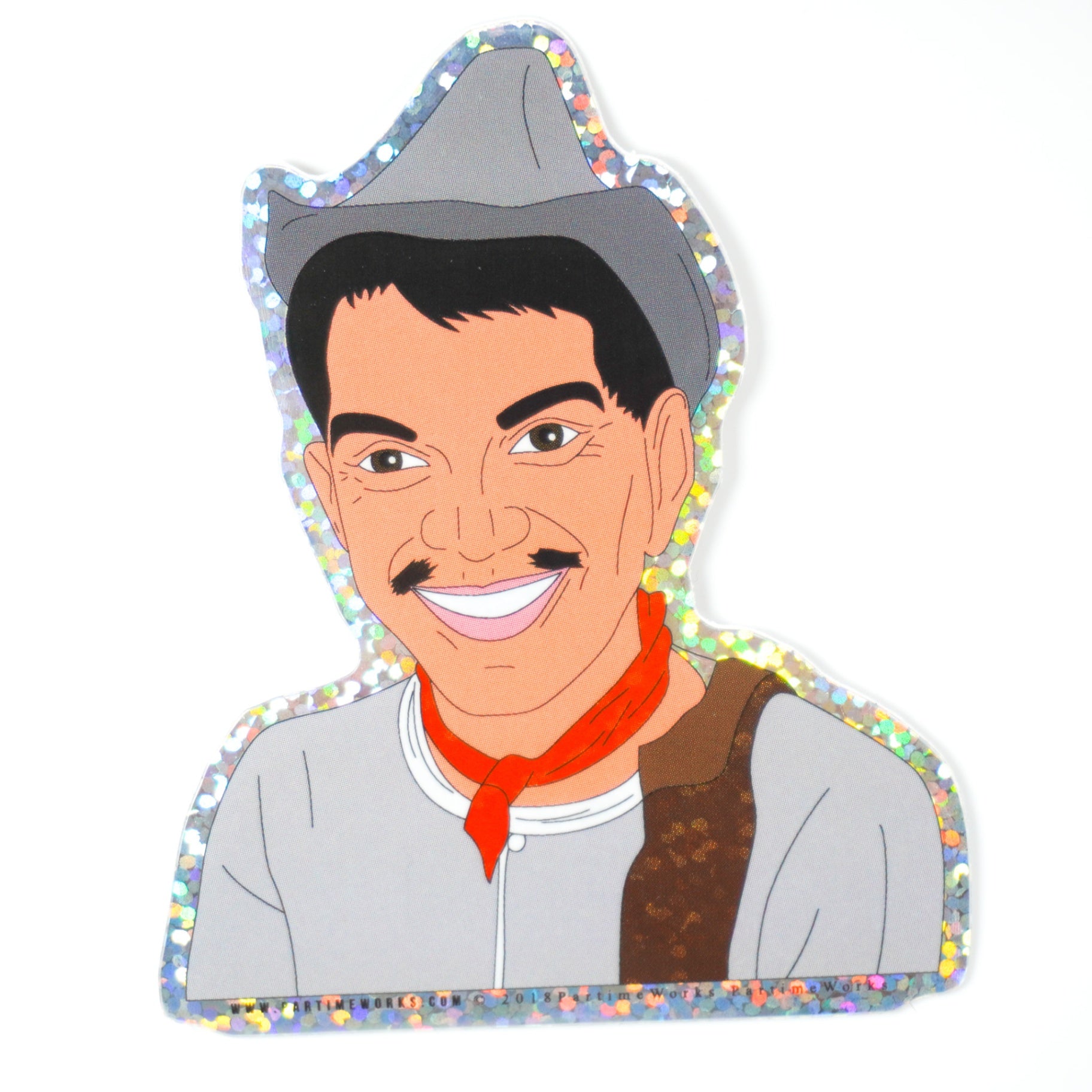 PW- Cantinflas 3" Sticker