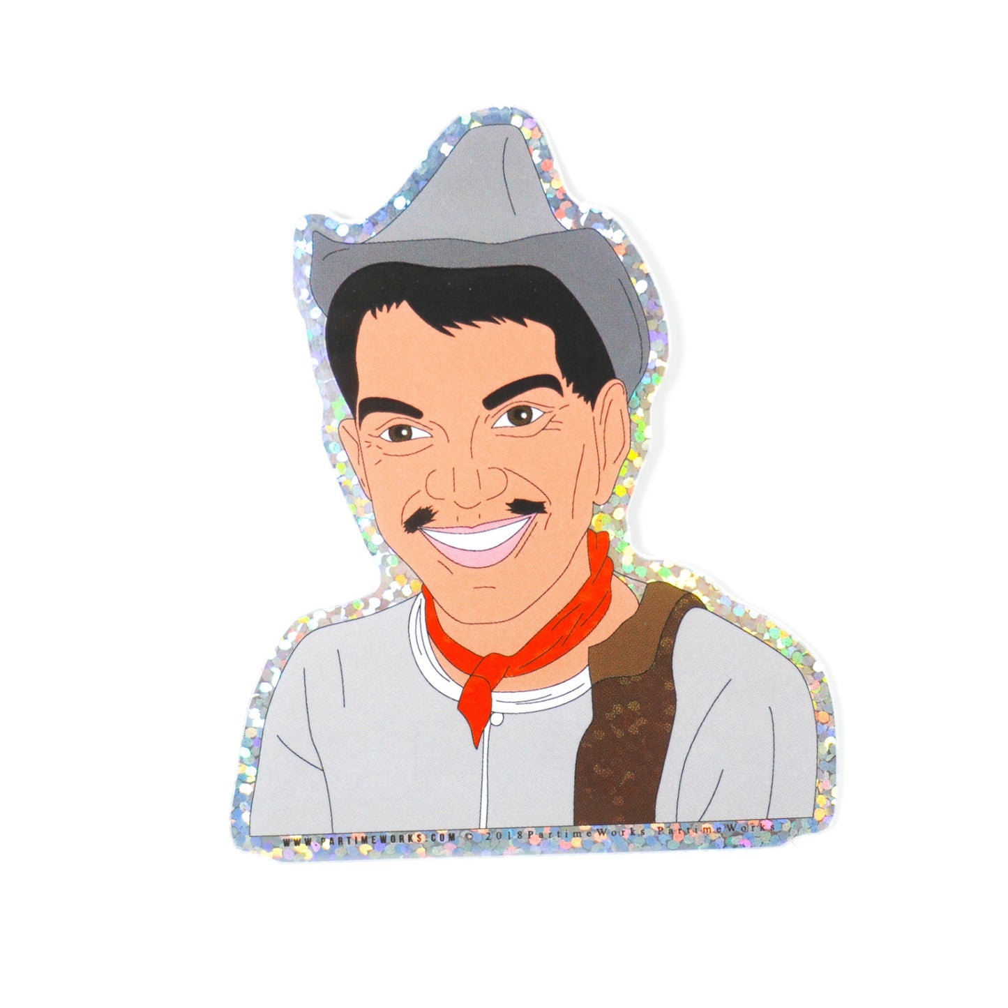 PW- Cantinflas 3" Sticker