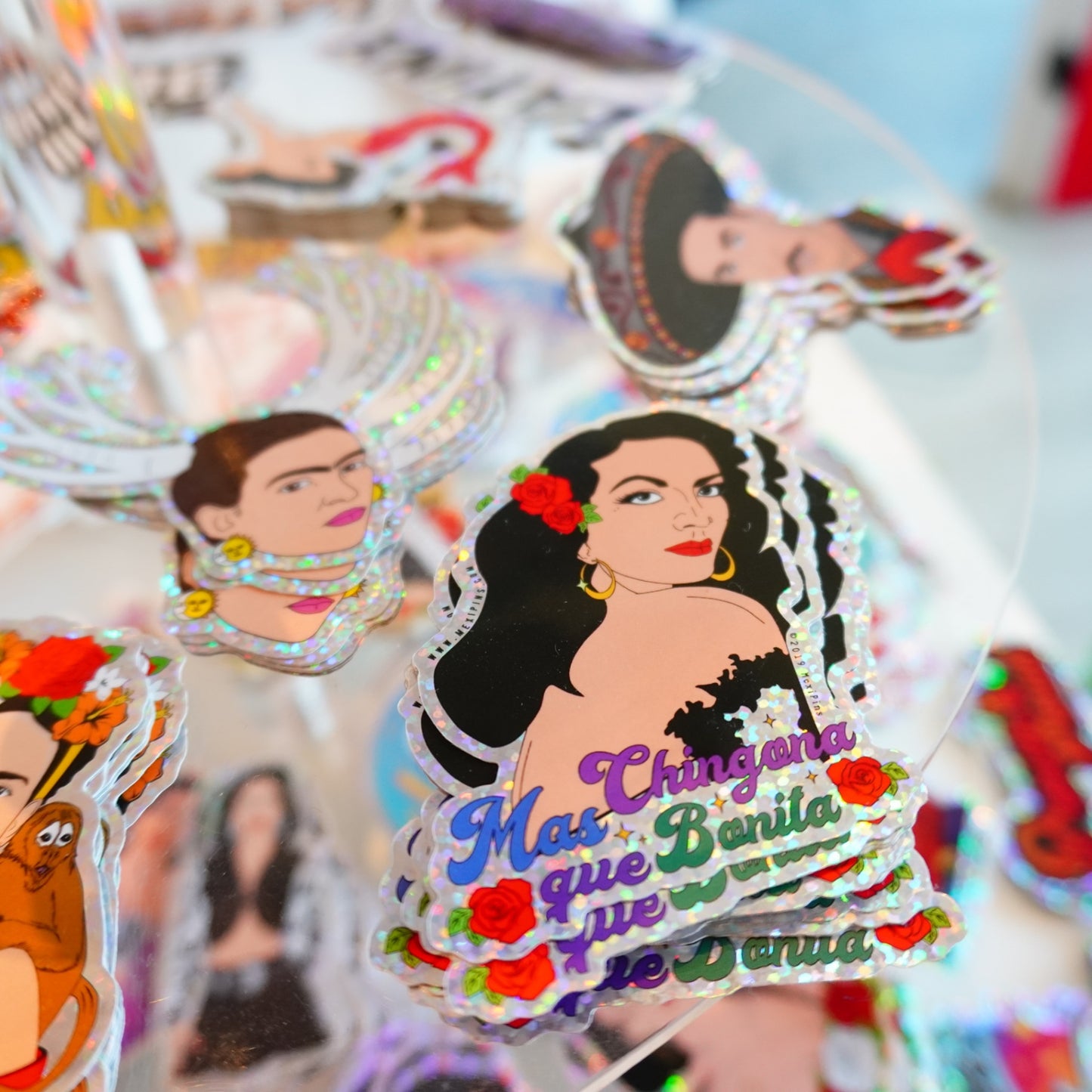 PW- Maria Felix -Más Chingona que Bonita 3" Sticker