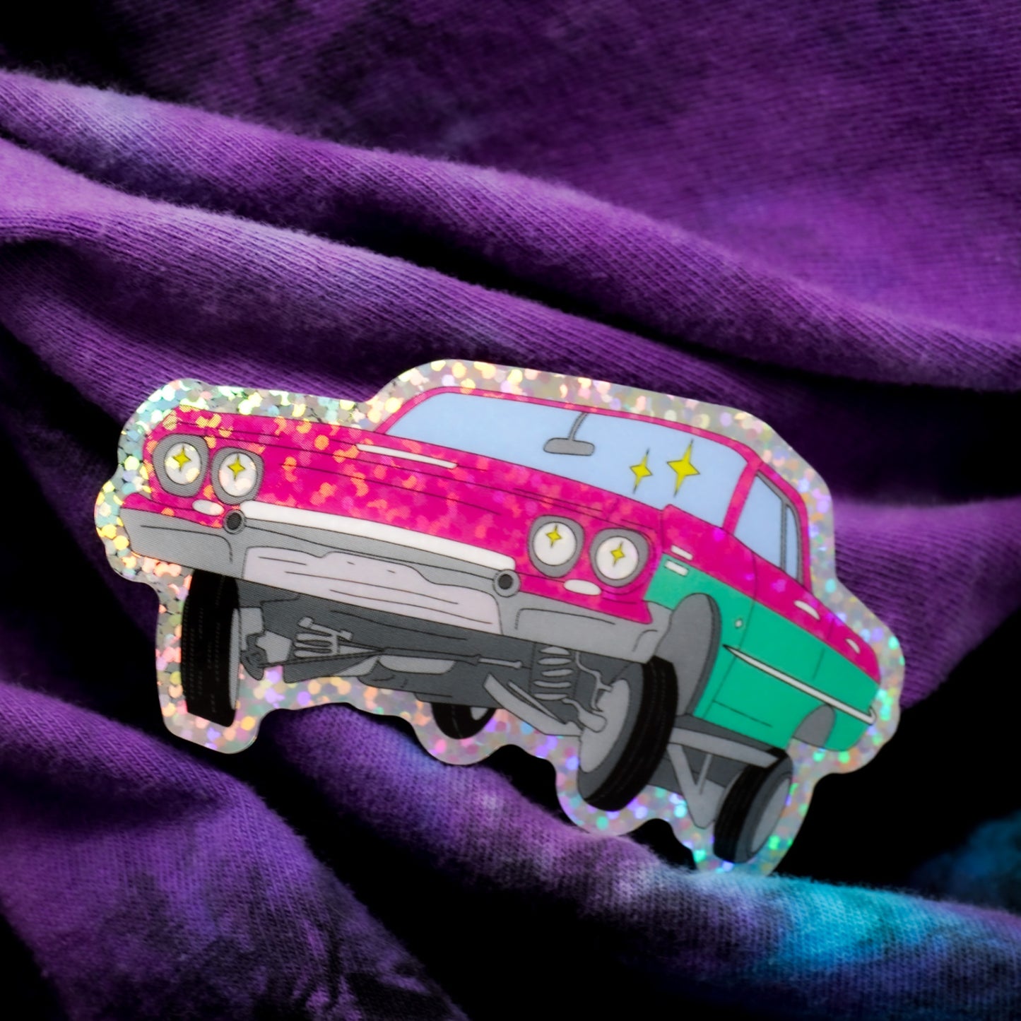 PW- Lowrider (Retro) 3" Sticker