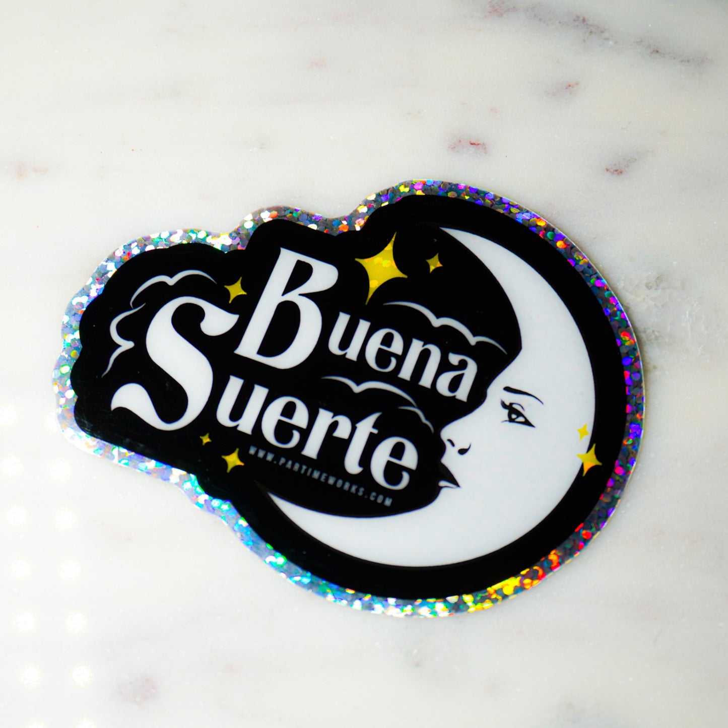 PW- Buena Suerte 3" Sticker
