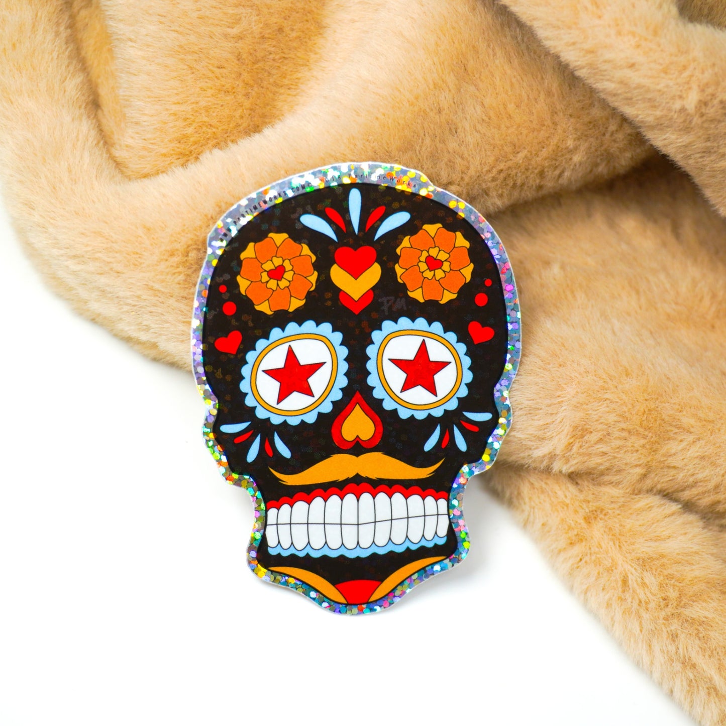 PW- Calavera de Amor (Sugar Skull) 3" Sticker