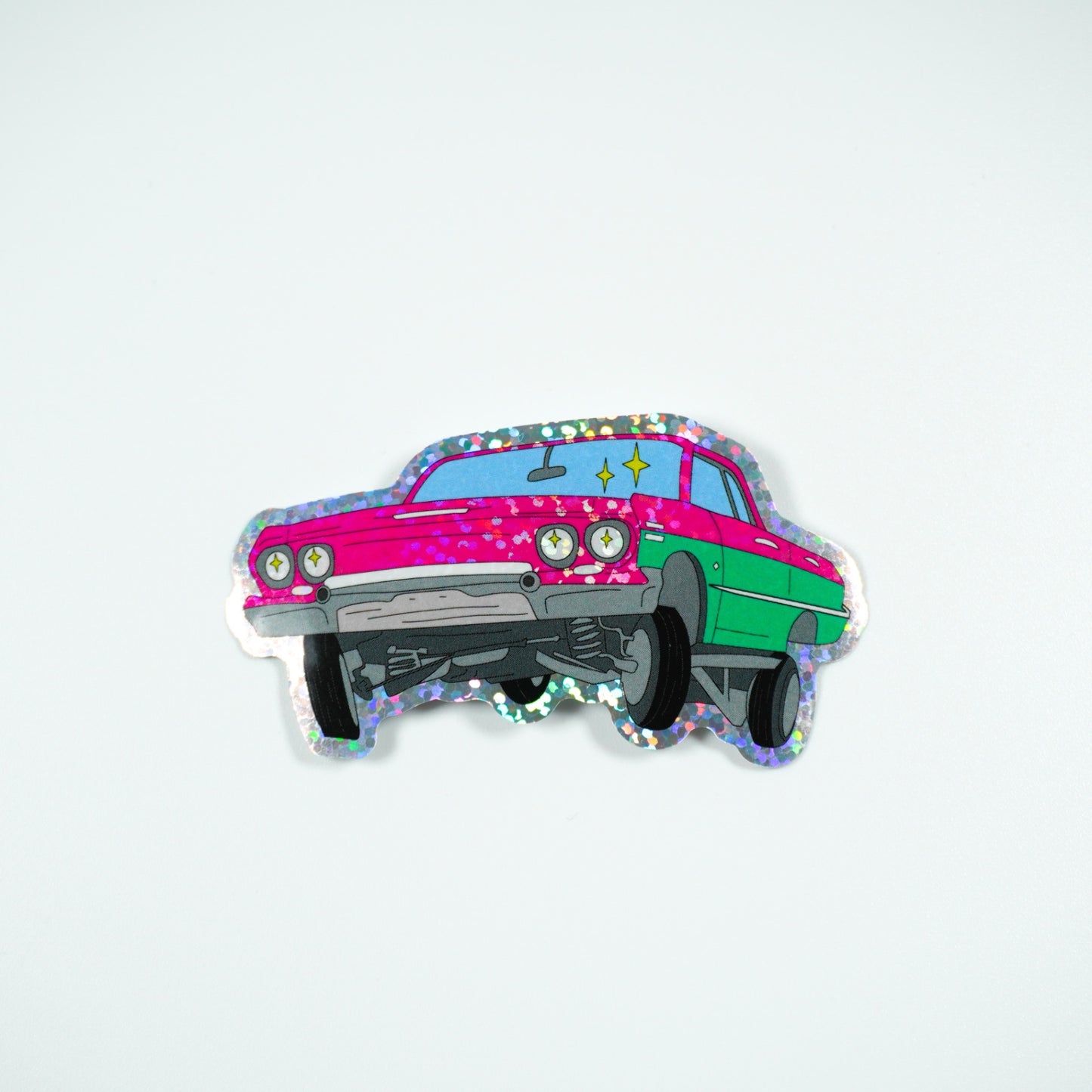 PW- Lowrider (Retro) 3" Sticker