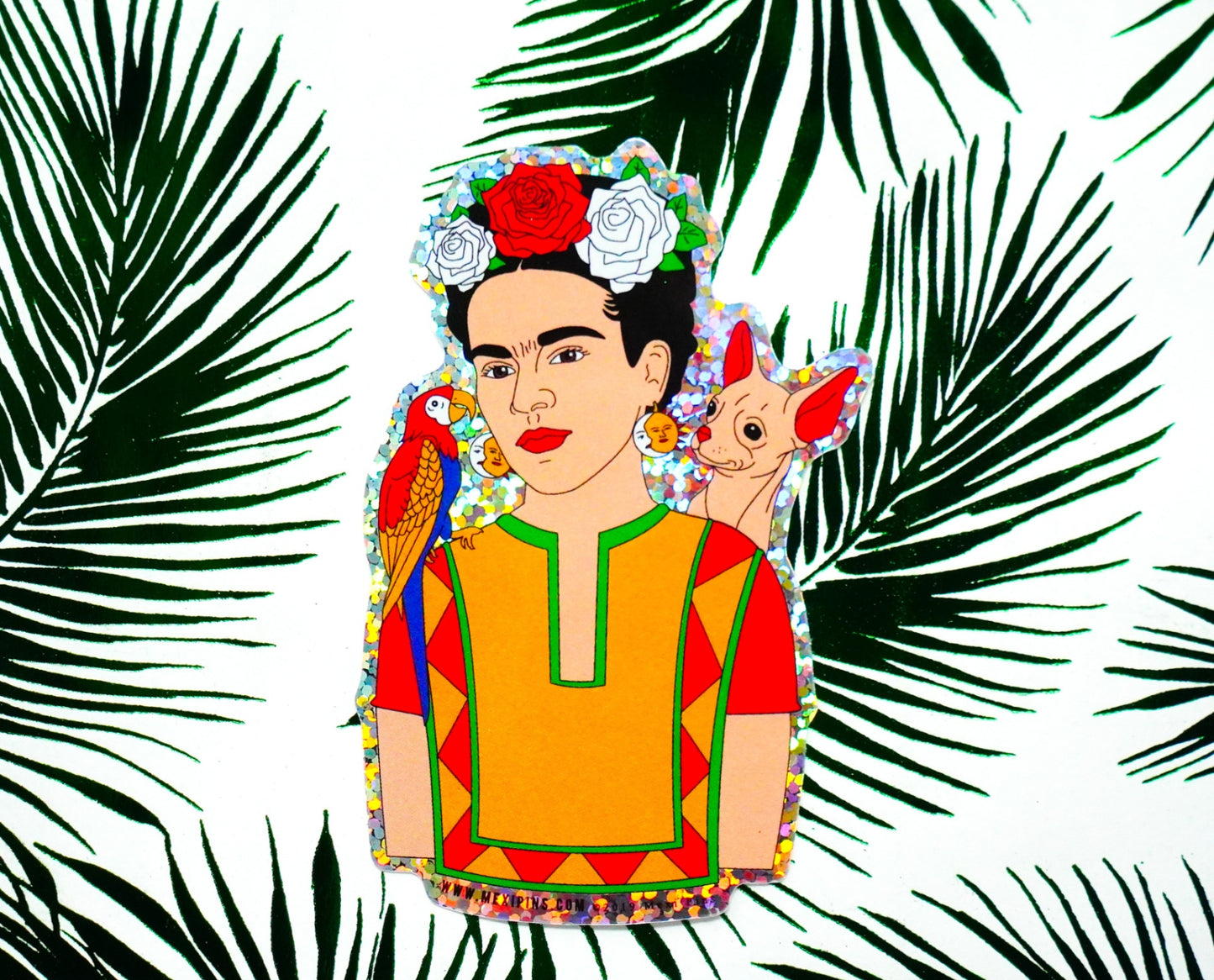 PW- Frida Con Amigos 3" Sticker