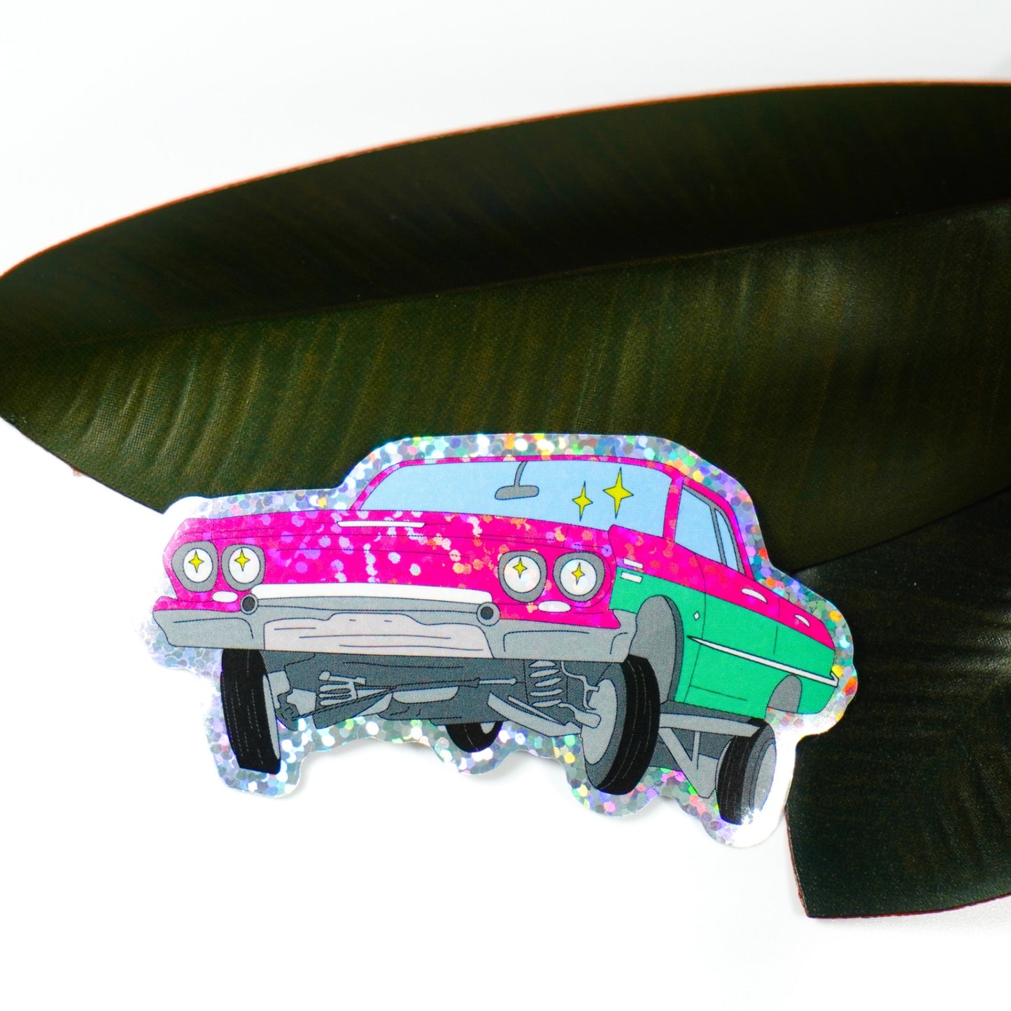 PW- Lowrider (Retro) 3" Sticker