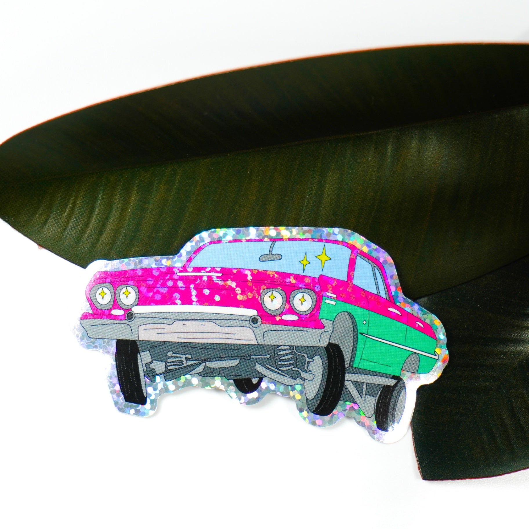 PW- Lowrider (Retro) 3" Sticker