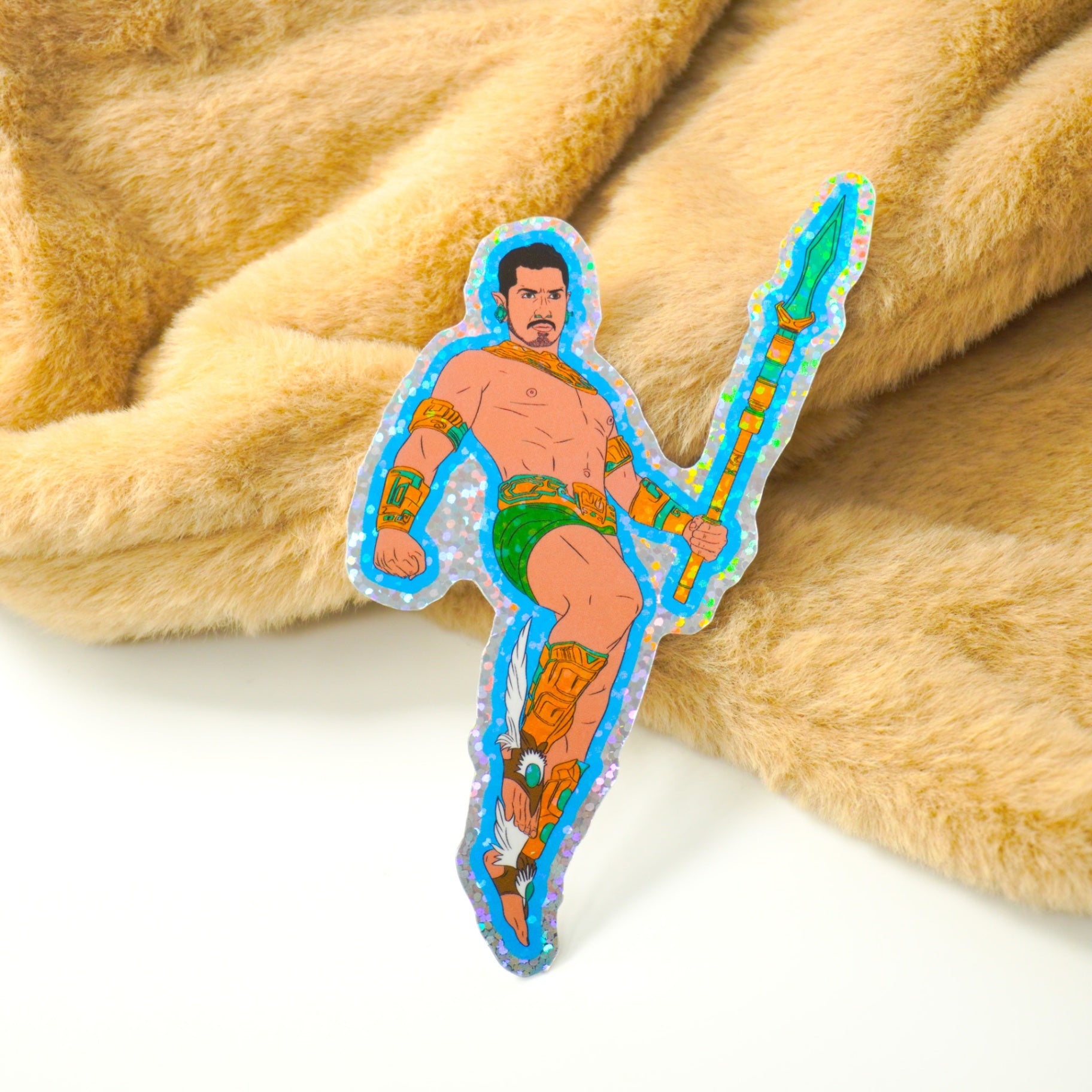 PW- Aqua Papi (Tenoch Huerta*) 3" Sticker