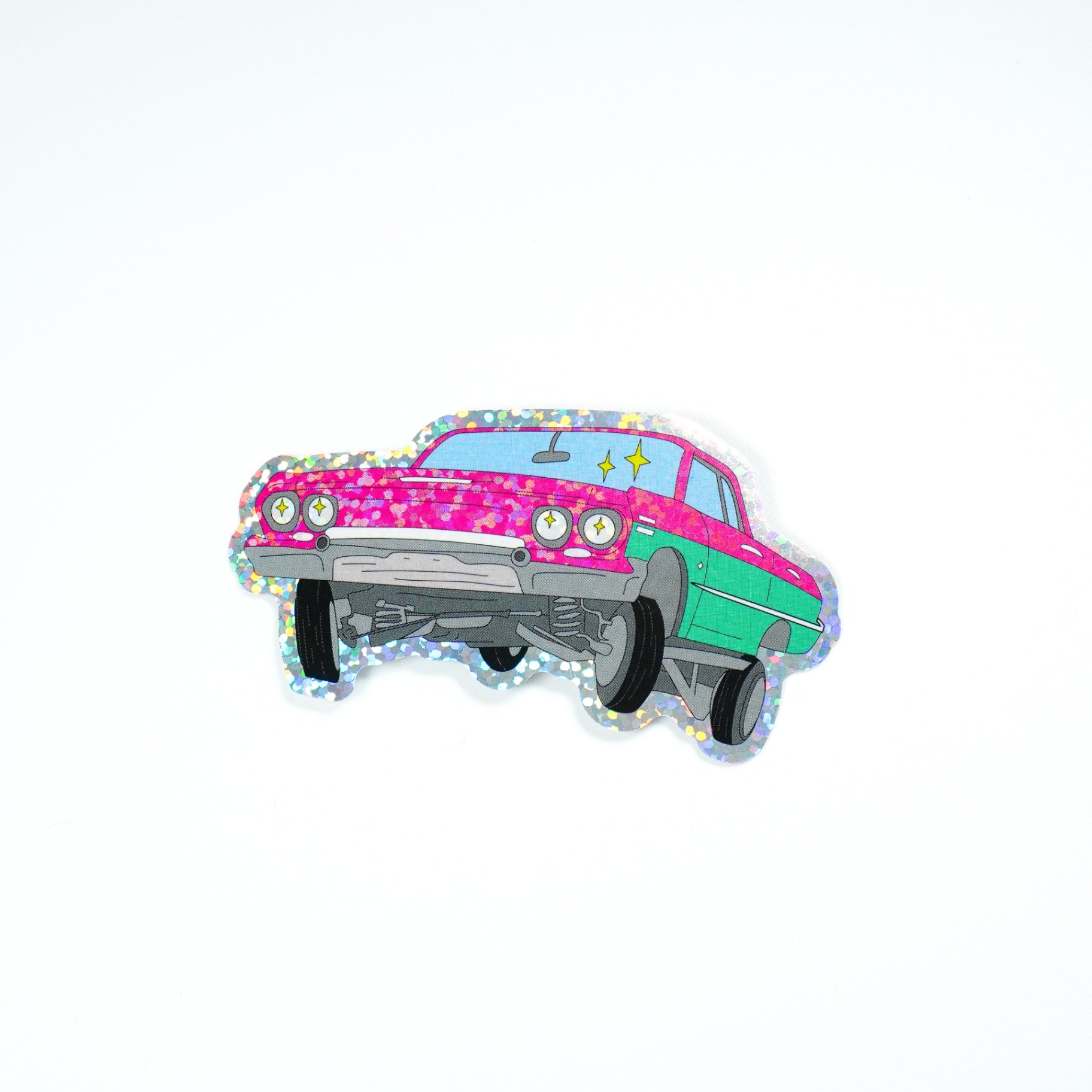 PW- Lowrider (Retro) 3" Sticker