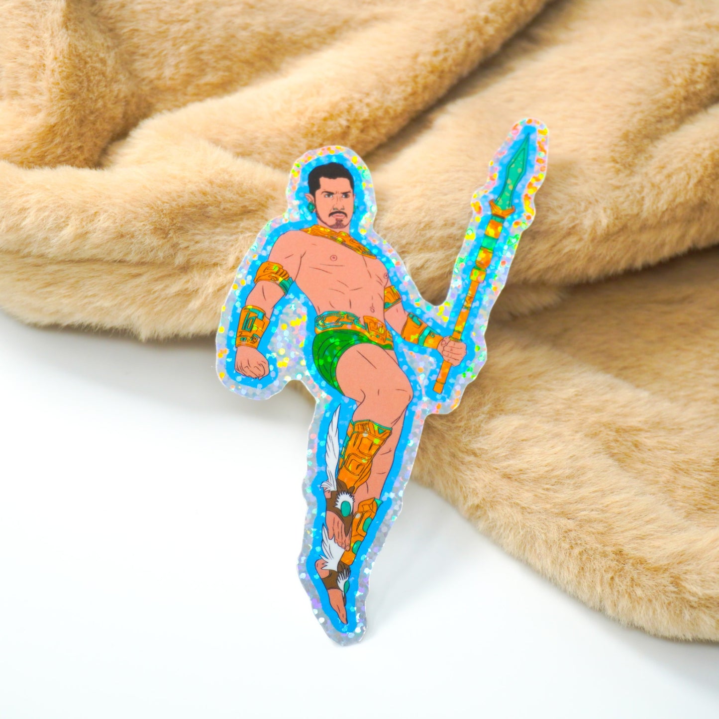PW- Aqua Papi (Tenoch Huerta*) 3" Sticker