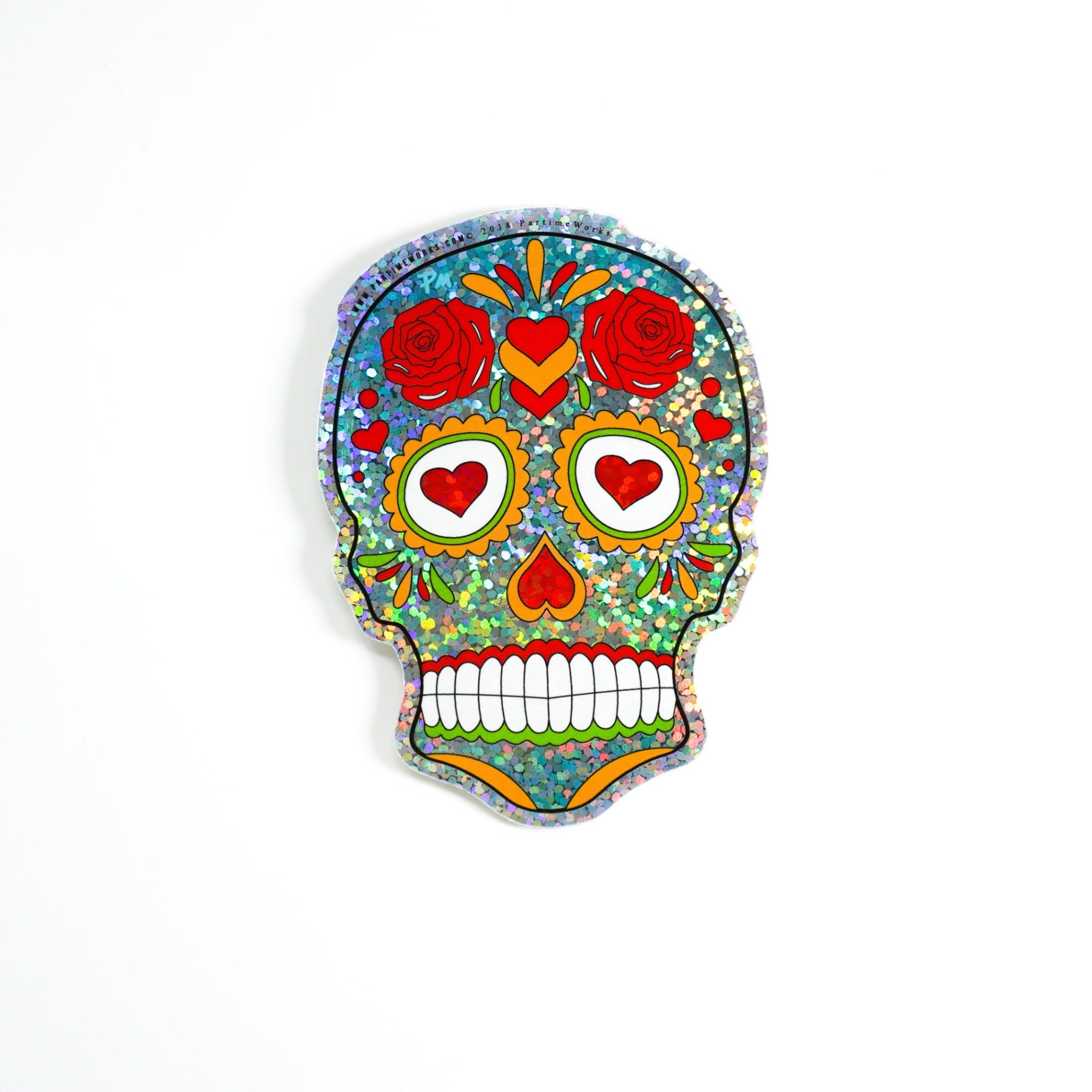 PW- Calavera Dulce (Sugar Skull) 3" Sticker