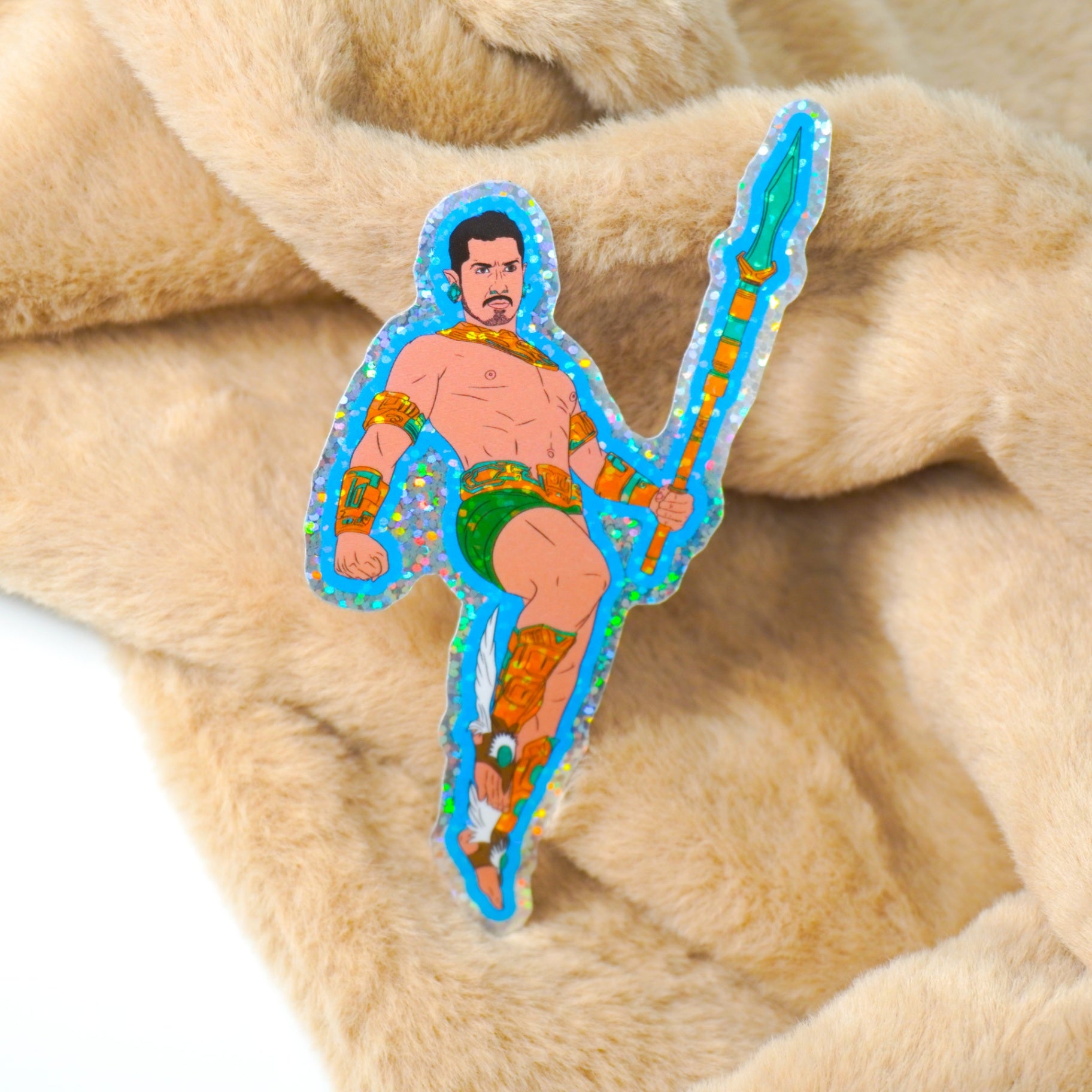 PW- Aqua Papi (Tenoch Huerta*) 3" Sticker