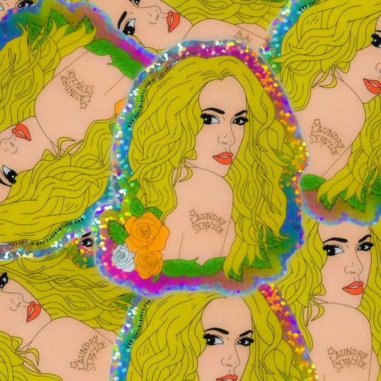 PW- Shakira She Wolf 3" Sticker