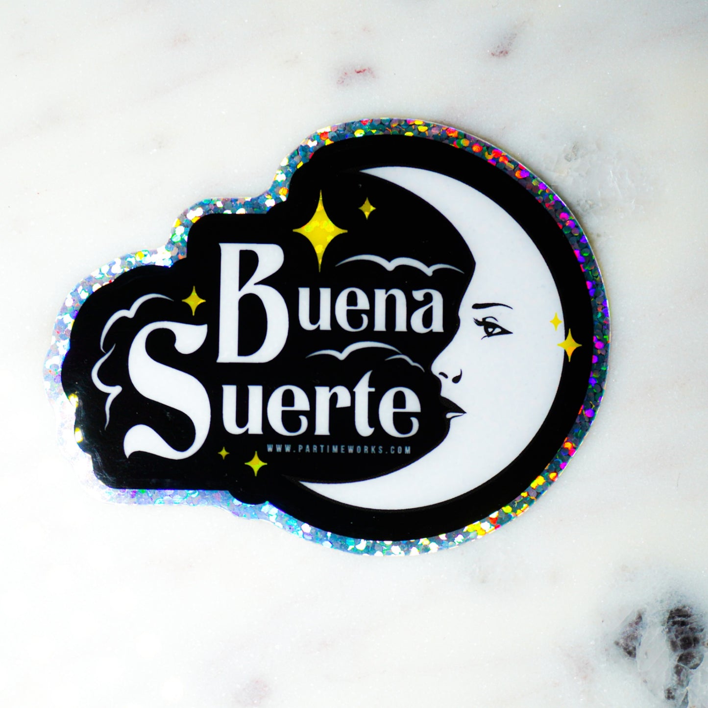 PW- Buena Suerte 3" Sticker