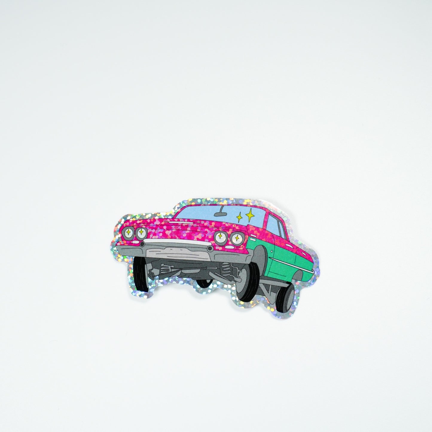 PW- Lowrider (Retro) 3" Sticker