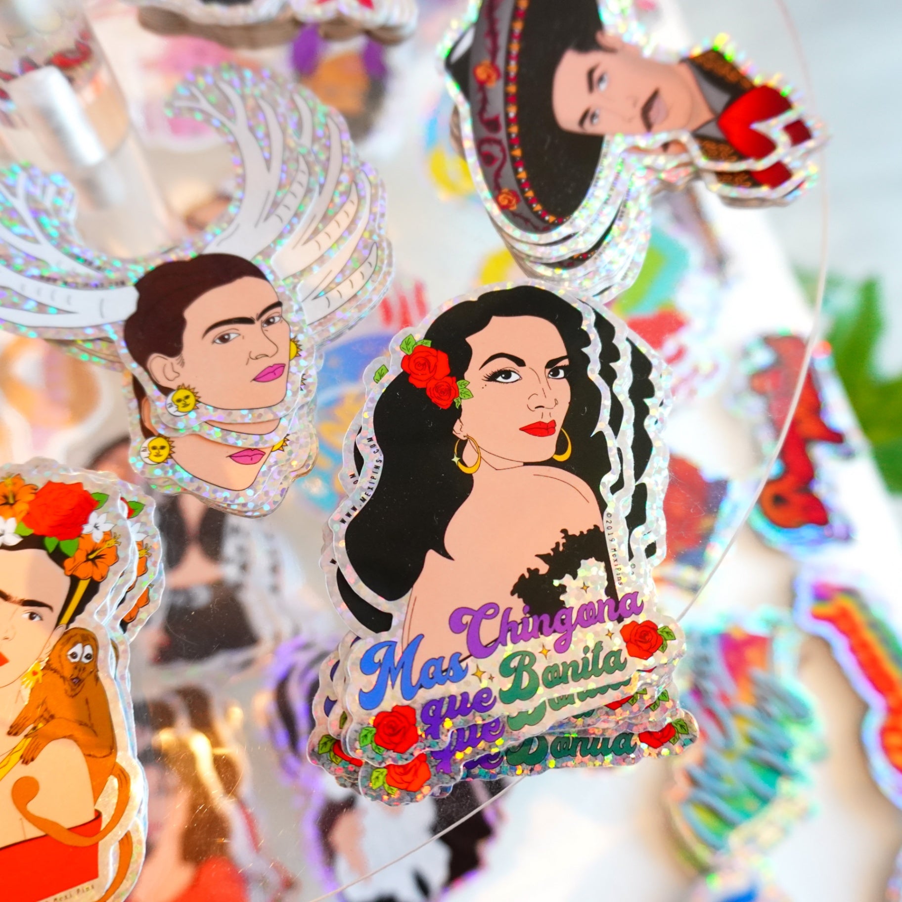 PW- Maria Felix -Más Chingona que Bonita 3" Sticker