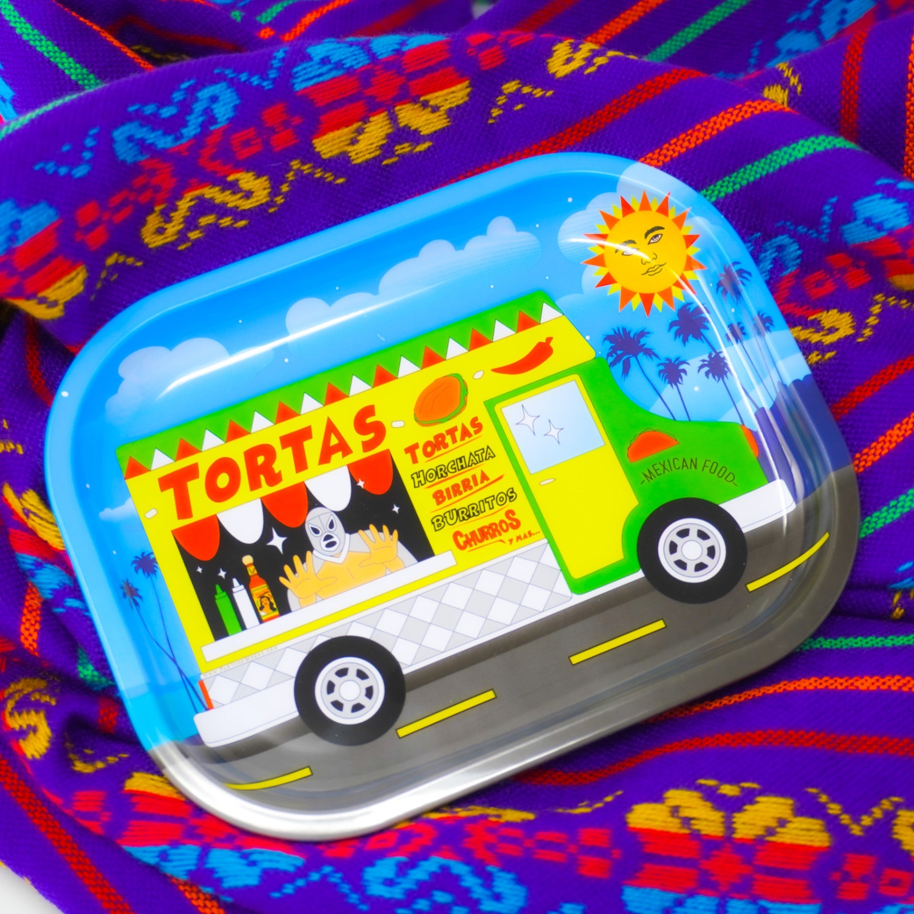 PW- Lonchera de Tortas el Santo Novelty Tray
