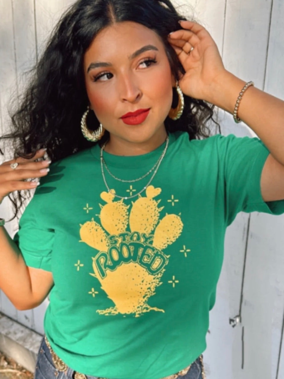 MV- Stay Rooted Unisex Tee - Large