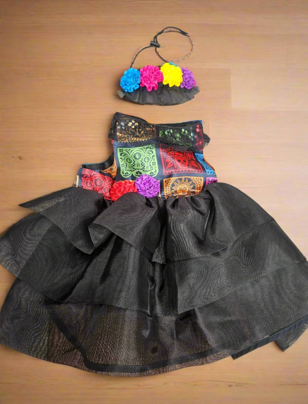 YMPS - S7 Dia de muertos pet dress