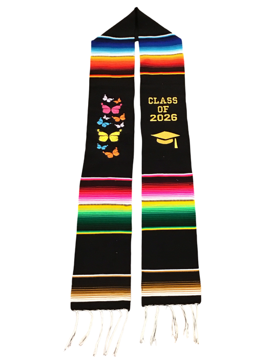 MM 2026 Mariposa Graduation Sash