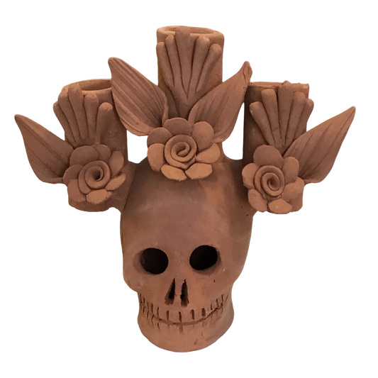 Calavera Candle Holder