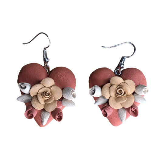 Corazon Clay Earrings