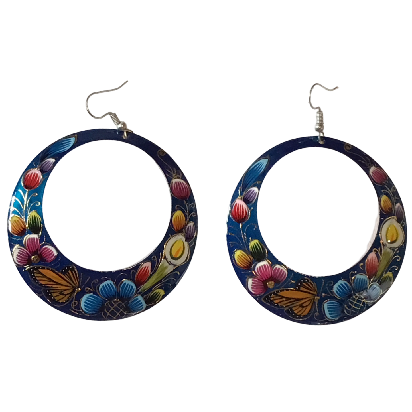 Michoacan Copper Hoop Earrings