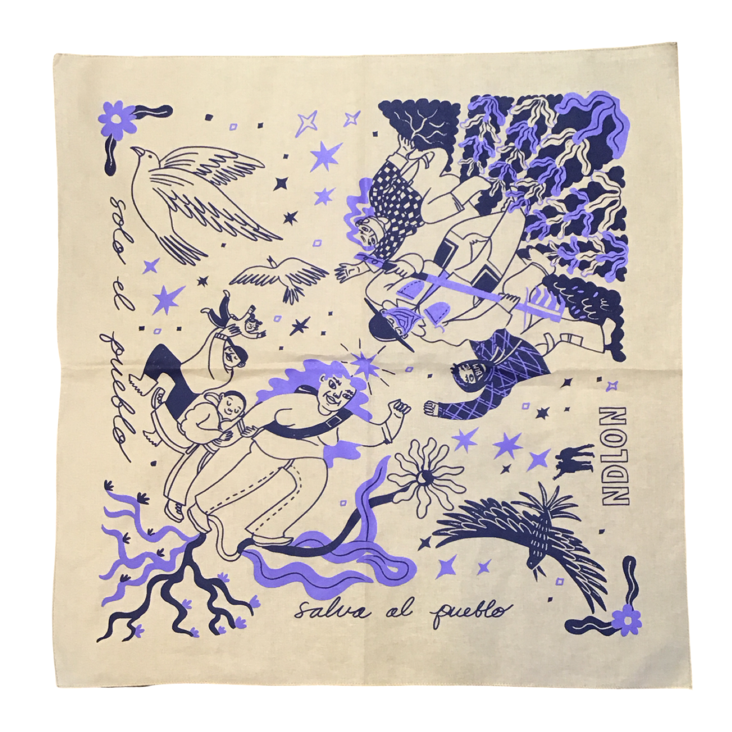 Ashley Lukashevksy "Solo el pueblo salva al pueblo" Bandana