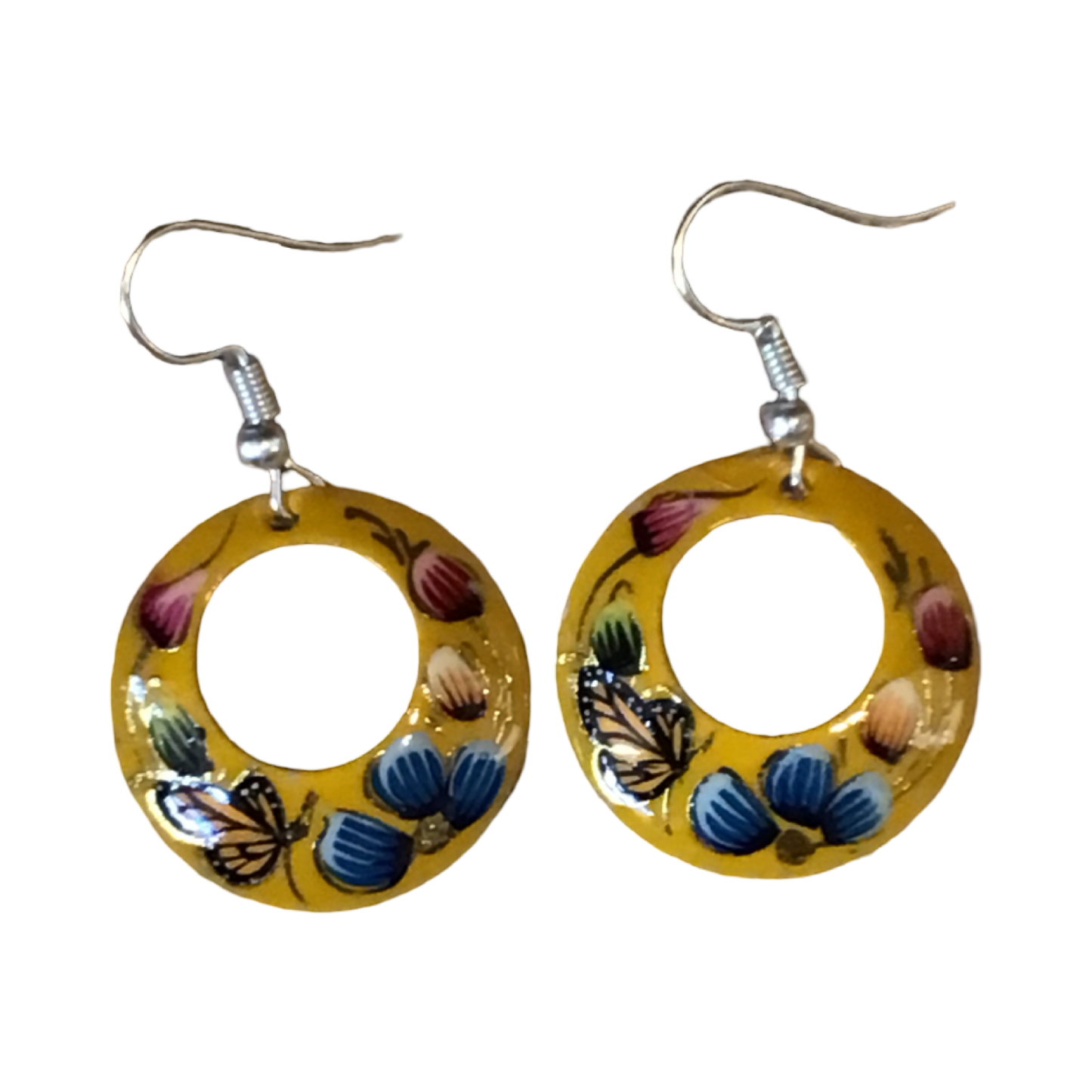 Michoacan Copper Hoop Earrings