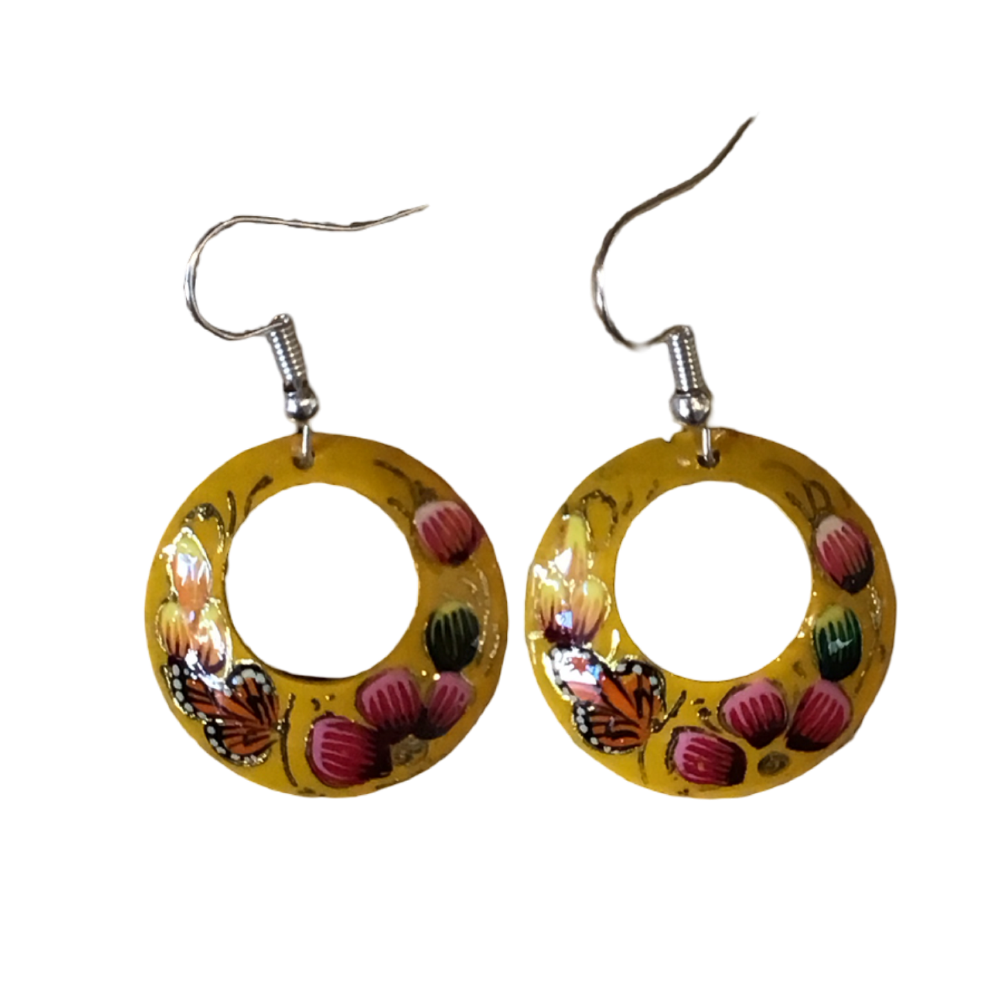 Michoacan Copper Hoop Earrings