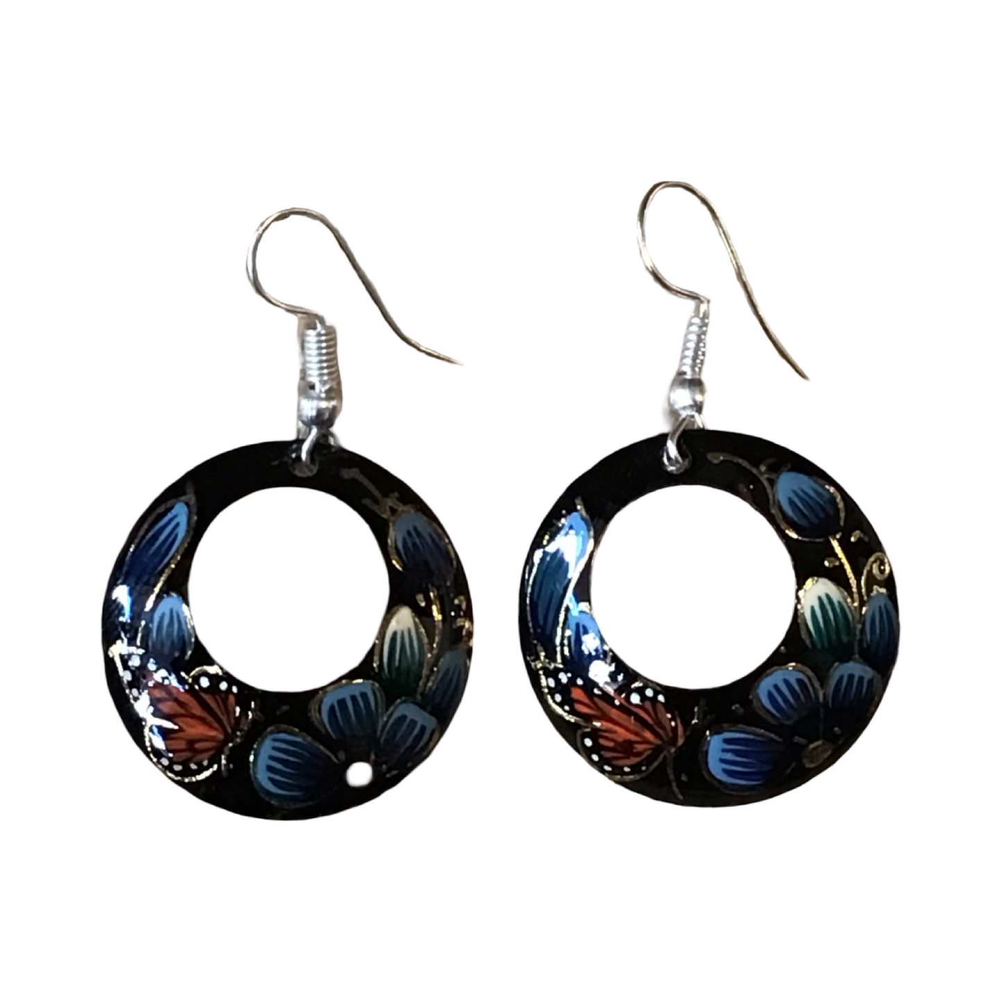 Michoacan Copper Hoop Earrings