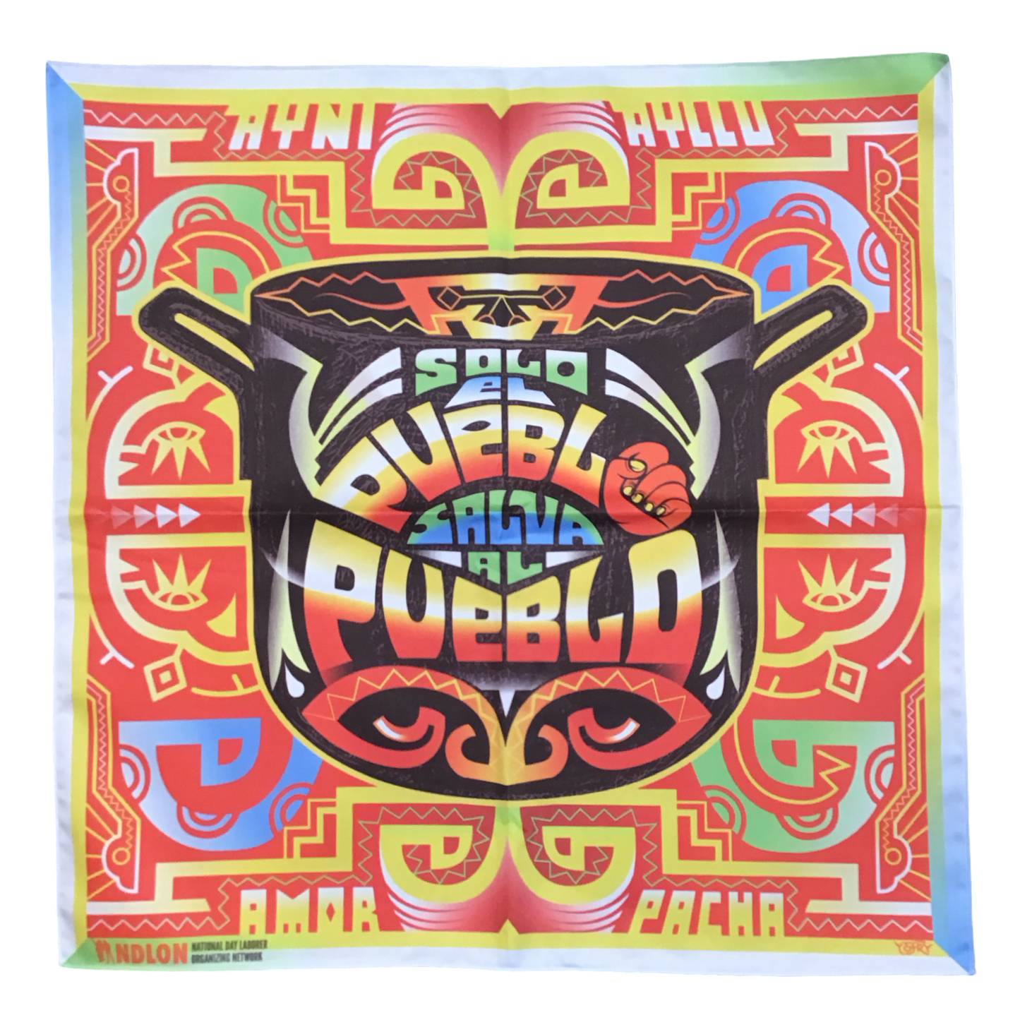Yefferson Huaman "Solo el pueblo salva al pueblo" Bandana