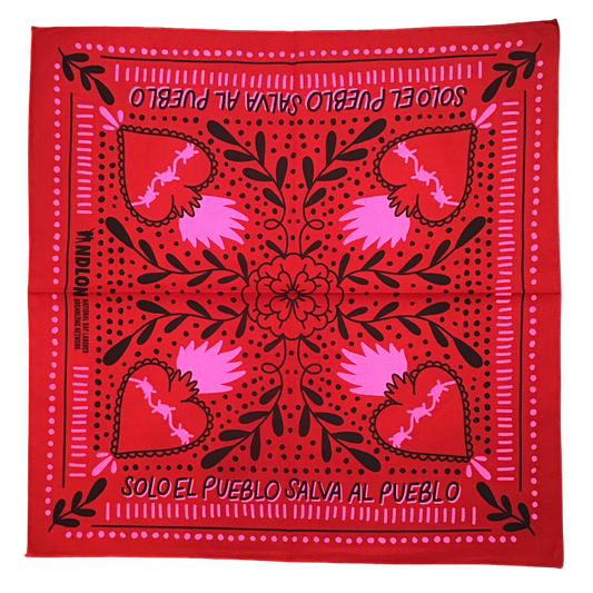 NDLON Paulyna Ardilla "Solo el pueblo salva al pueblo" Bandana