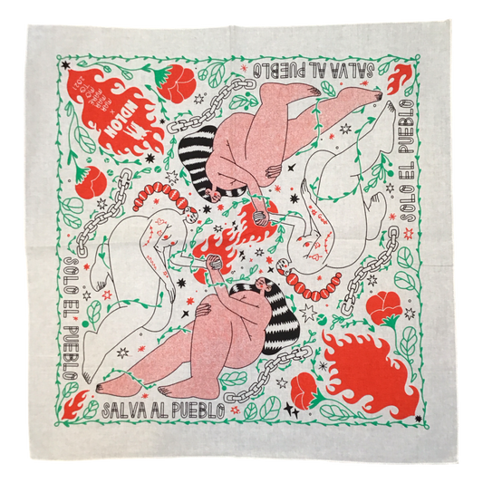 Maremoto "Solo el pueblo salva al pueblo" Bandana