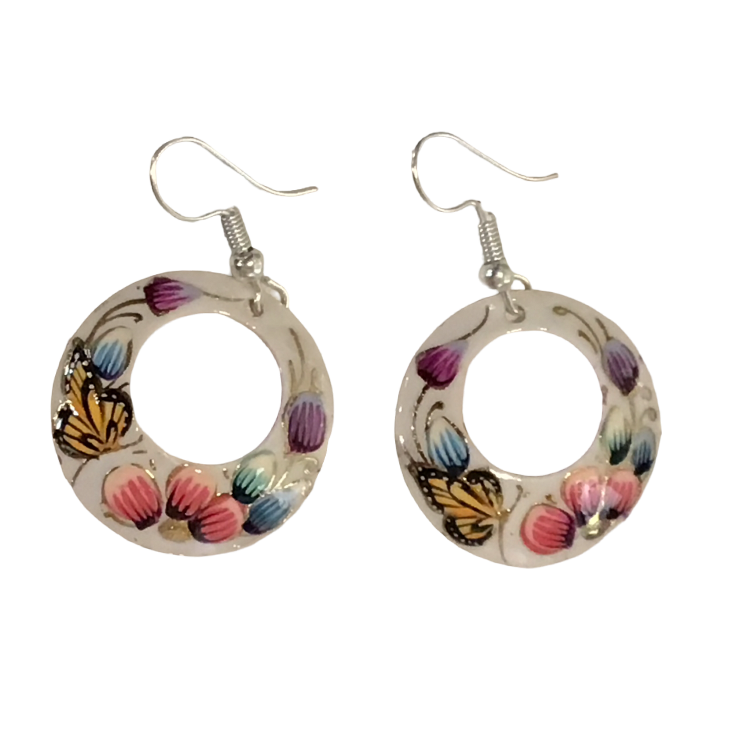 Michoacan Copper Hoop Earrings