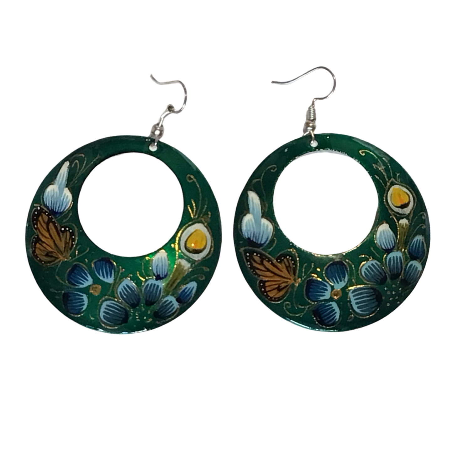 Michoacan Copper Hoop Earrings