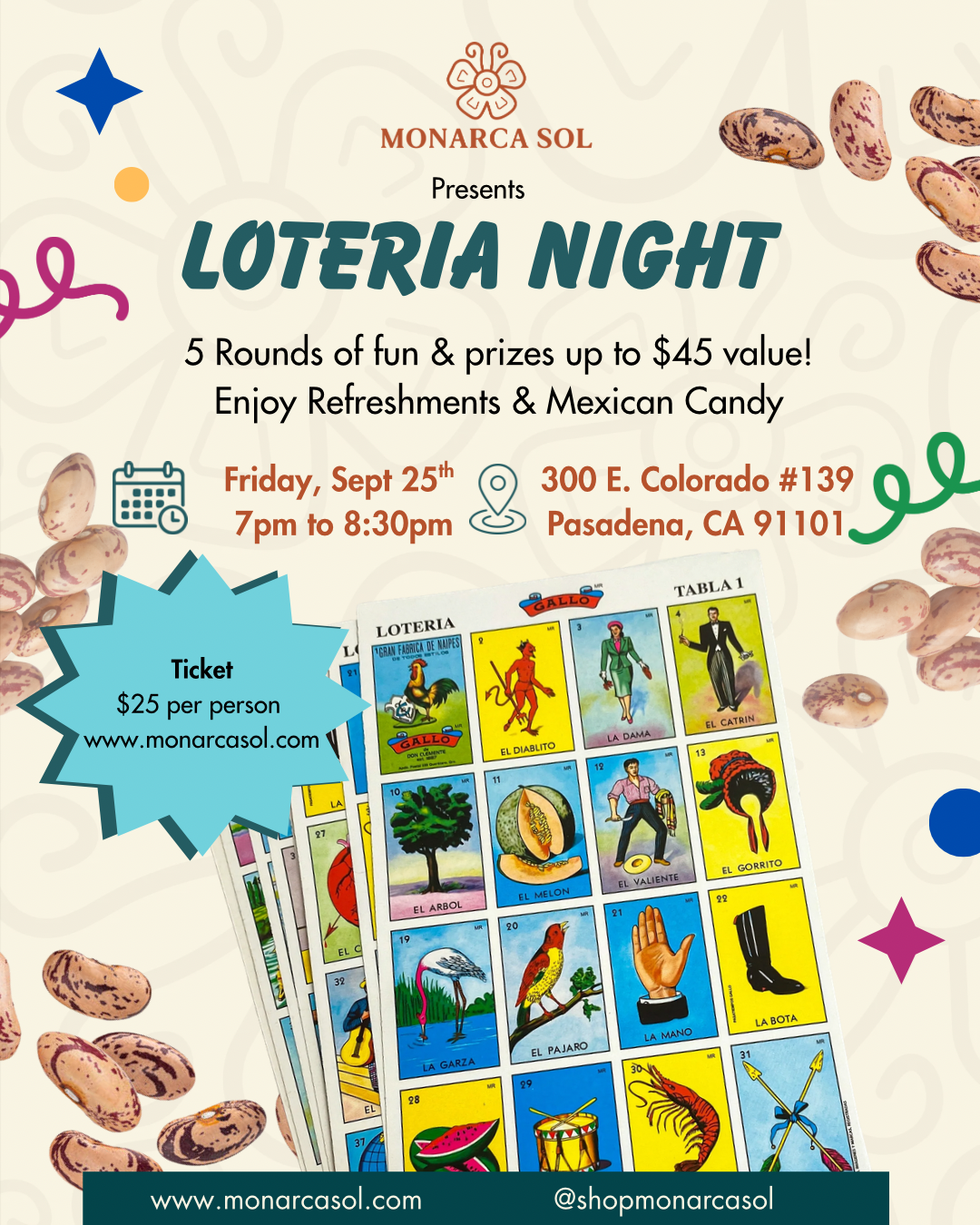 Loteria Night September 25th
