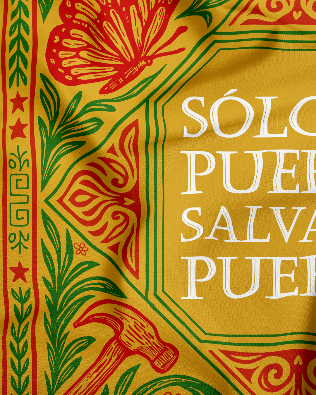 NDLON Felipe Xilotrópico "Solo el Pueblo, Salva al Pueblo." bandana