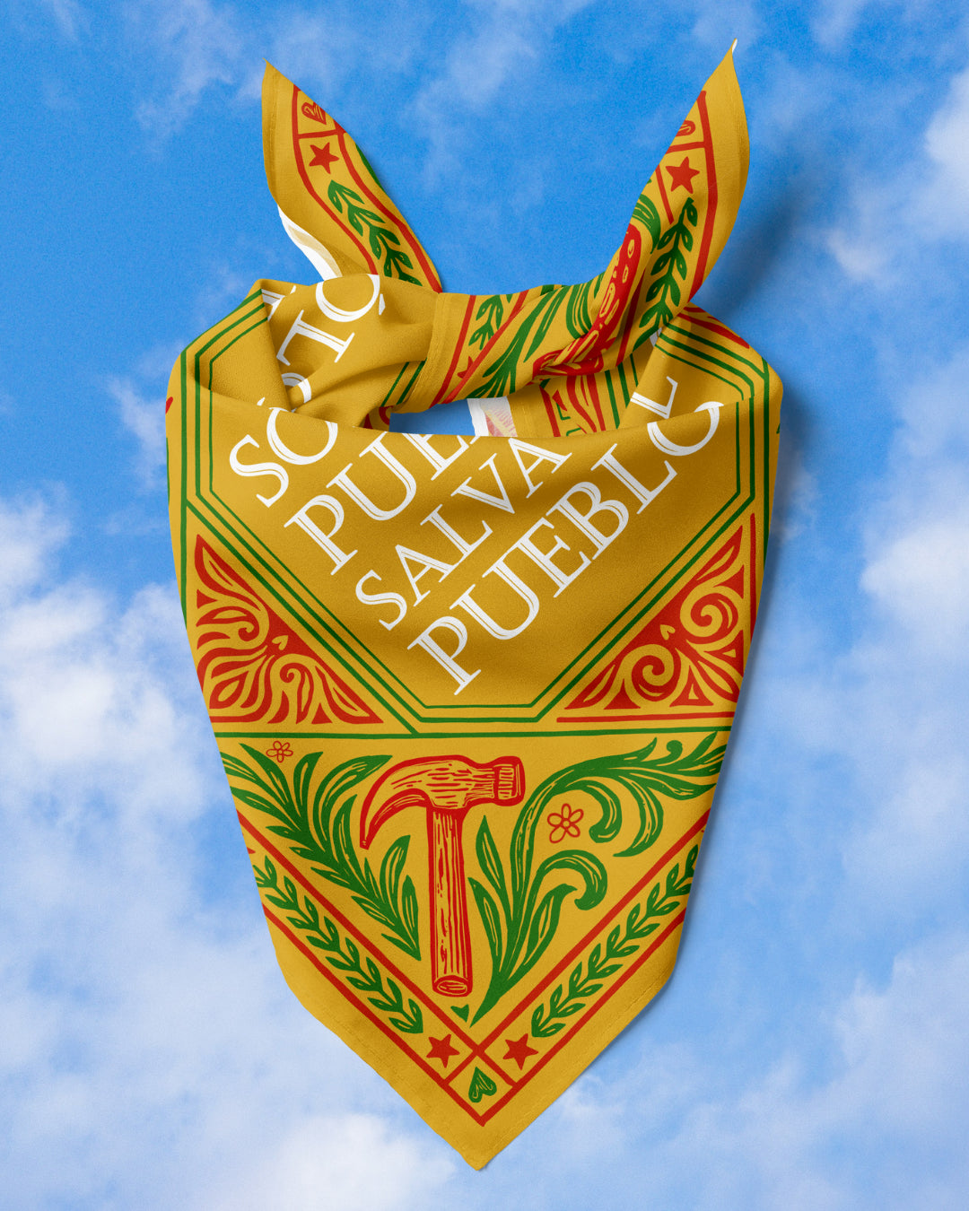 NDLON Felipe Xilotrópico "Solo el Pueblo, Salva al Pueblo." bandana